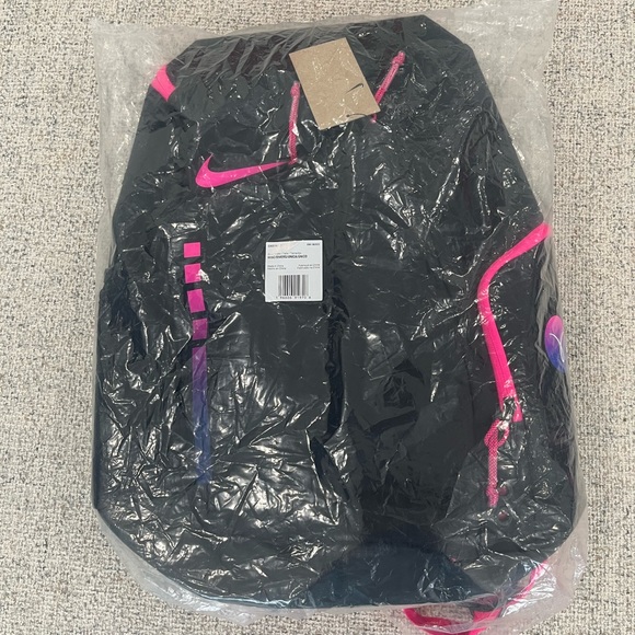Nike Hoops Elite Backpack Kay Yow 2023 Black Fierce Pink 32L Basketball Bag RARE - Picture 9 of 11